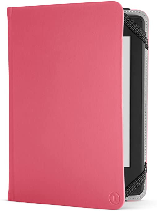 NuPro Amazon Kindle Paperwhite Case - Lightweight Durable Slim Folio Cover (fits Kindle and Kindle Paperwhite), Pink
