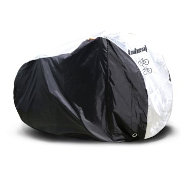 Baleaf Oxford Fabric Waterproof Bicycle Cover for 2 Bikes Lockhole Design