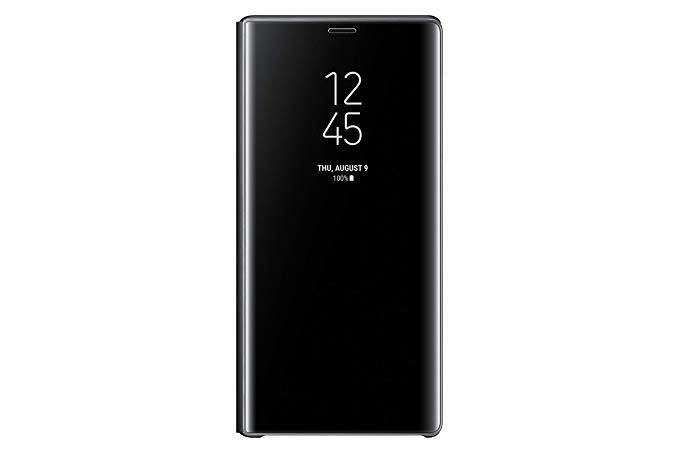 Samsung Galaxy Note9 Case, S-View Flip Cover with Kickstand, Black