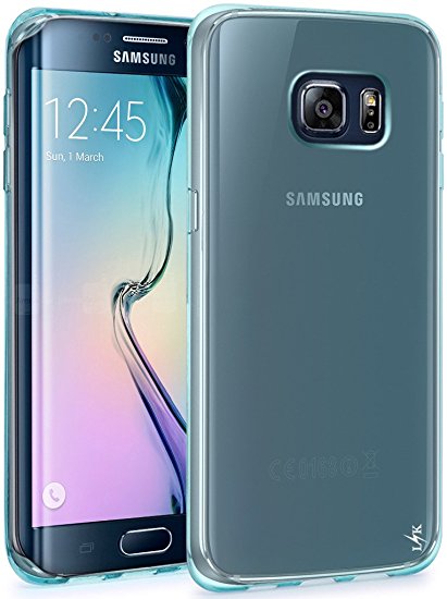 S6 Edge Case, LK Ultra [Slim Thin] Scratch Resistant TPU Gel Rubber Soft Skin Silicone Protective Case Cover for Samsung Galaxy S6 Edge (Mint)