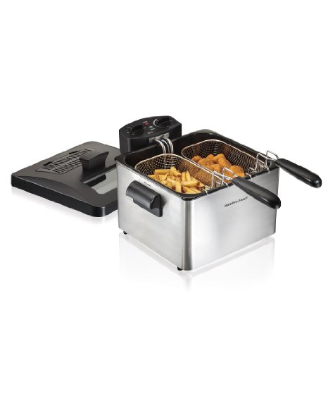 Hamilton Beach 35036 Professional-Style Deep Fryer Silver