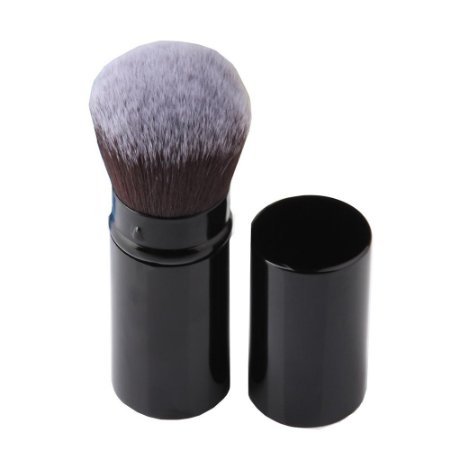 Sinide Professional Cosmetic Makeup Brush Retractable Kabuki Brush-Blush Brushes Incredibly Soft Makeup Brush Best for Blending Mineral Powder, Liquid, or Cream Bronzer & Foundation