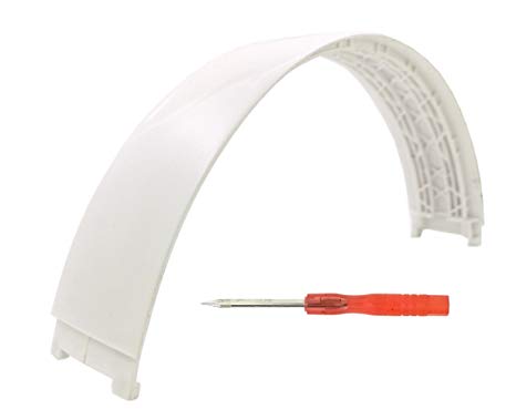 Replacement Top Headband Pad Cushions Repair Parts for Beats Studio 2.0 Wired / Wireless Over Ear Headphone (White)