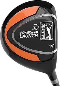 PGA Tour G1 Series Orange Kids Golf Club Set| Golf Clubs and Sets for Height 5'2"-5'10"| Complete Golf Club Sets w/a Golf Driver, Putter & Golf Bag| Young Men & Women Golf Clubs Ages 12-17