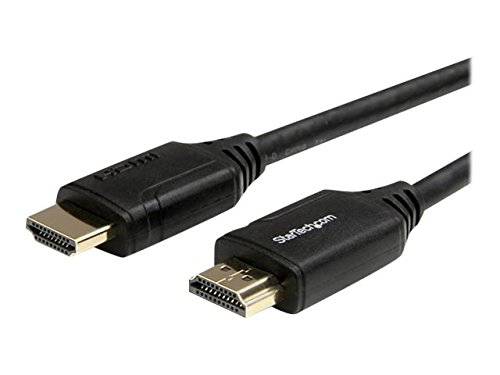 StarTech.com 1m 3 ft Premium High Speed HDMI Cable with Ethernet - 4K 60Hz - Premium Certified HDMI Cable - HDMI 2.0 - 30AWG