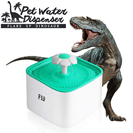 HolySpirit Flare Up Pet Water Dispenser - Healthy and Hygienic 2L Pet Fountain Filter for Dogs, Cats, Birds
