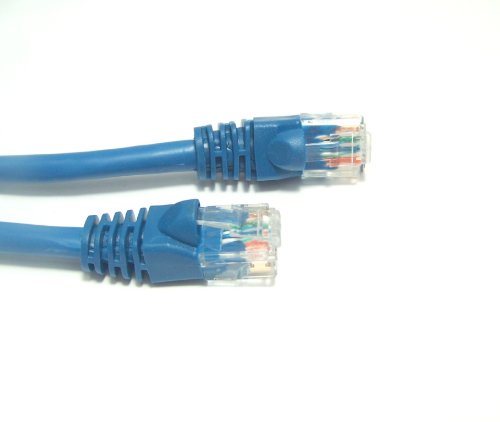Micro Connectors, Inc. 10 feet Cat 6 Molded UTP Snagless RJ45 Networking Patch Cable - Blue (E08-010BL)