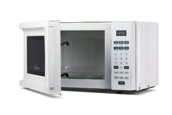 Westinghouse WCM770W 700 Watt Counter Top Microwave Oven 07 Cubic Feet White Cabinet