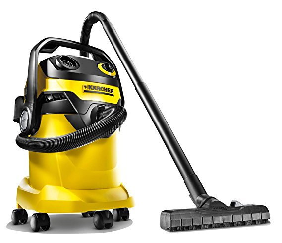 Karcher WD 5 1100-Watt Wet and Dry Vacuum Cleaner (Yellow/Black)