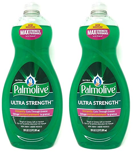 Palmolive Ultra Strength Liquid Dish Soap, Original, 20 fl oz (Pack of 2)