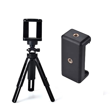 Lucky Store 360 Degree Rotation Mini Tripod Support Stand For Dslr&Smartphones-Foldable Shockproof Lightweight Bracket For Mobile Phones/Dslrs. (Tripod Support With Free Monopod)Pack of 1