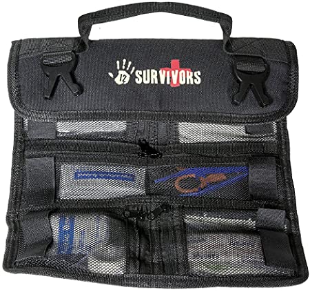 12 Survivors Mini First Aid Rollup Kit