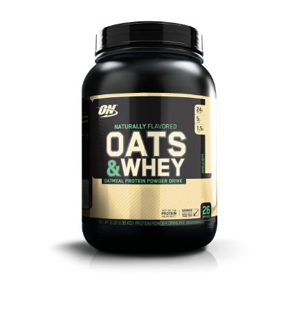 Optimum Nutrition 100% Natural Oats and Whey, Vanilla Bean, 3 Pound