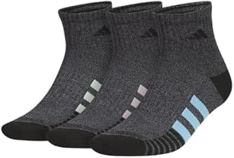 adidas Men's Cushioned Quarter Socks (3-pair)