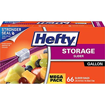 Hefty Slider Storage Bags (Gallon, 66 Count)