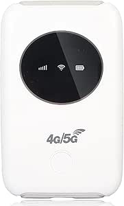 ポケットwifi モバイルルーター 4G /5G 携帯用 WiFi のホットスポット装置 3200mAh WiFi契約不要無制限 300MbpsはSIMカードスロットが付いている移動式ホットスポットの鍵を開けた （本製品はSIMカードを挿入して使用する必要があります）