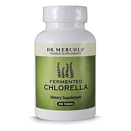 Dr Mercola Fermented Chlorella (450 Tablets - 90 Servings) by Dr. Mercola