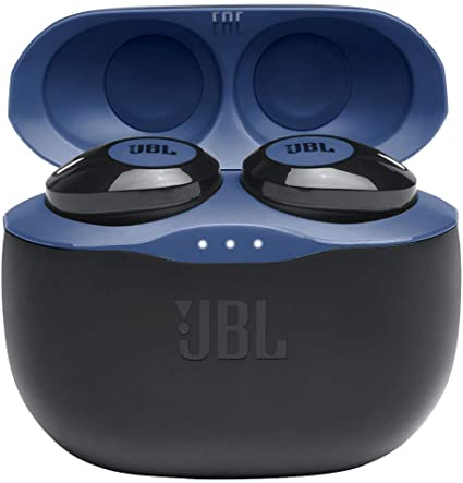 JBL Tune 125TWS True Wireless In-Ear Bluetooth Headphones with up to 32 Hours of Combined Music Playtime - Blue