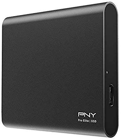 PNY Pro Elite 500GB USB 3.1 Gen 2 Type-C Portable Solid State Drive – (PSD0CS2060-500-RB)