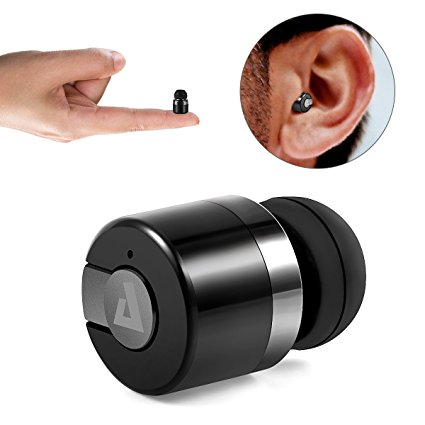 [Update]Axgio Atom In-Ear Wireless Hand-free Bluetooth 4.1 Earbud Headphone with Microphone and Portable Power Bank for Calls and Music