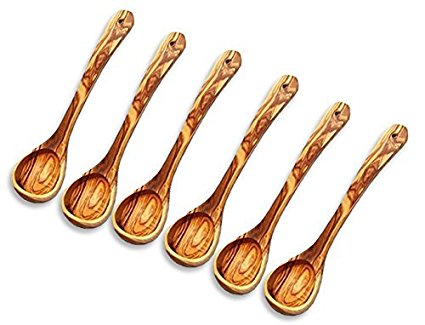 Aarsun Woods Handmade Set Of 6 Wooden Kitchen Ware Spoons