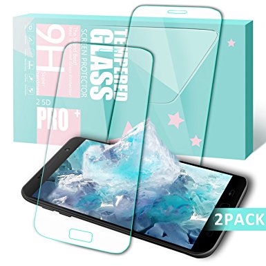 BULESK Galaxy S7 Screen Protector, 2 Pack 3D Tempered Glass Film Screen Protector, Full Coverage HD Clear Screen Protector Film for Samsung Galaxy S7 (Transparent)