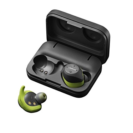 Jabra Elite Sport Wireless Bluetooth Earbuds (Lime Green-Grey)