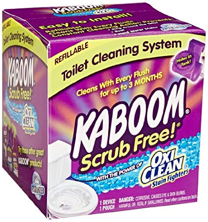 Kaboom 84355 Scrub Free Toilet Cleaning System (Case of 6)