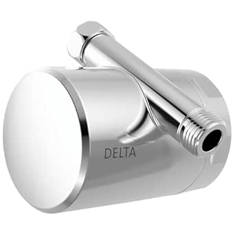 Delta Faucet Clarifi Standard Shower Filter Attachment with Filter, Shower Water Filter, Shower Head Filter, Chrome 7SF100