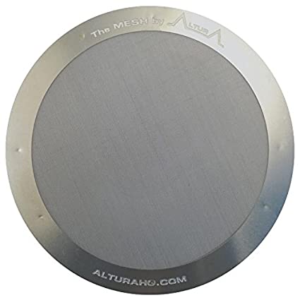 Aeropress Metal Filter: The Stainless Steel Mesh Coffee Filter. Washable & Reusable. Lifetime 100%. Filter Fits All Aerobie Aeropress Coffee & Espresso Makers