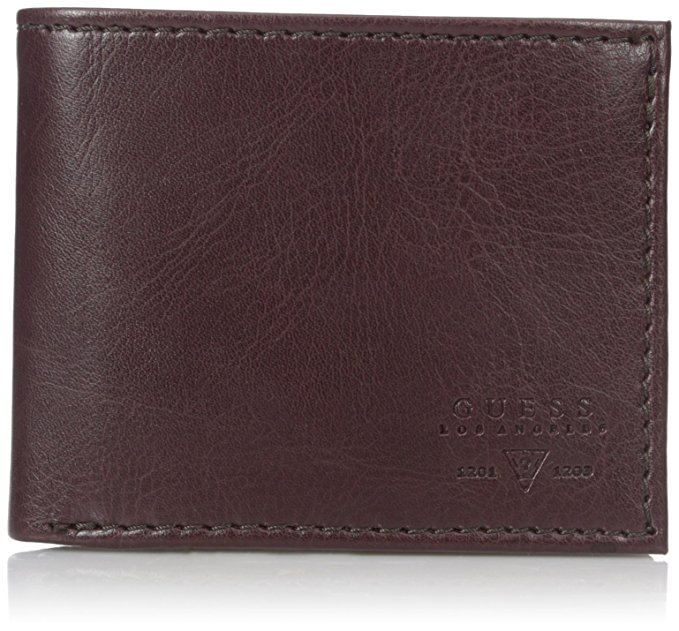 Guess Men's Sedona Double Billfold Men's Wallet with Zipper