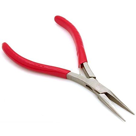 4" Mini Long Nose Pliers Jewelers Beading Wire Tools