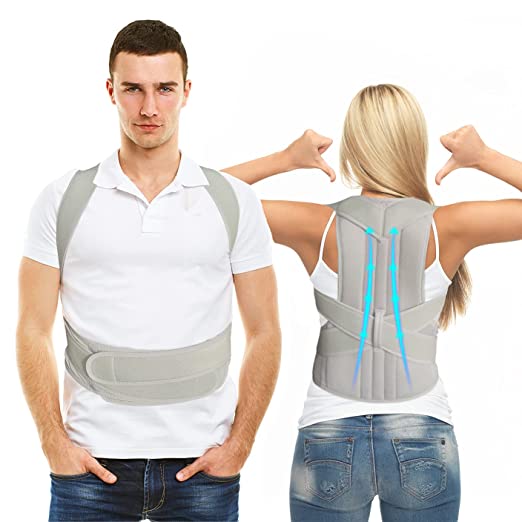 Back Posture Corrector Support Belts Pain Relief Improves Posture Spine Support Adjustable and Breathable Unisex