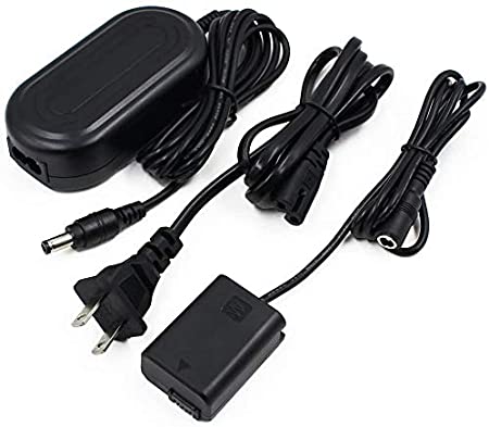 AC-PW20 ENEGON AC Power Supply Adapter AC-PW20 Plus DC Coupler (NP-FW50 Battery Replacement) for Sony Alpha NEX-5 NEX-5A NEX-5C NEX-5CA NEX-5CD NEX-5H NEX-5K NEX-3 NEX-3A NEX-3C NEX-3CA NEX-3CD NEX-3