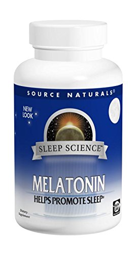 Source Naturals Melatonin, 2.5 Milligrams, Orange Flavored, 120 Lozenges(packaging may vary)