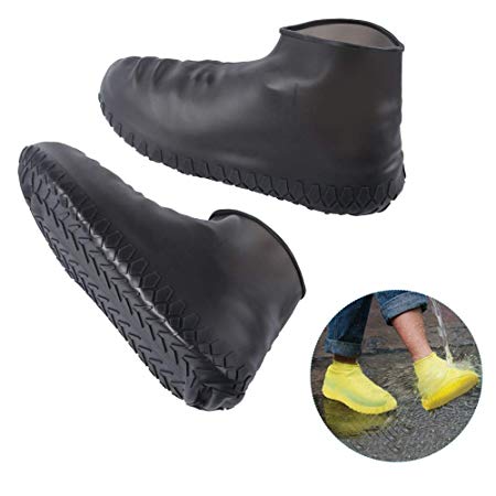 Cutedoy Shoe Covers, Outdoor Waterproof Silicone Shoes Covers and Reusable Rain Boots for Cycling,Outdoor,Camping,Fishing,Garden