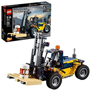 LEGO Technic Heavy Duty Forklift 42079 Building Kit (592 Piece)