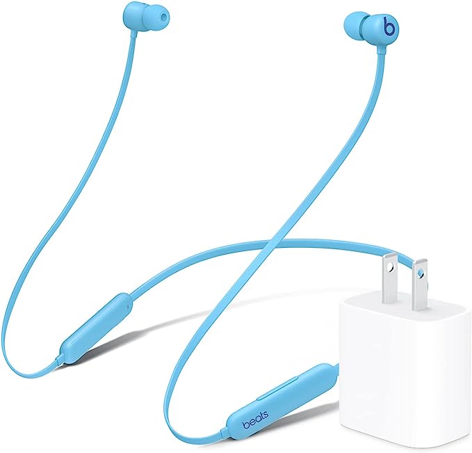 Beats Flex in Blue with Apple 20W USB-C Power Adapter