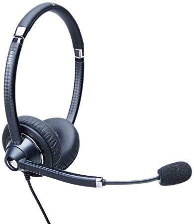 Jabra UC VOICE 750 Duo (Dark) Corded Headset for Softphone