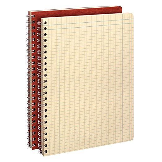 Ampad Computation Book, 4x4 Quad Ruled, 76 Sheets, Ivory, 11-3/4" x 9-1/4", 1 per Pack (22-157)