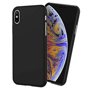 STEAGLE Ultimate Defender Hard Bumper with Precise Cutouts Slim Fit Shockproof and Compatible with iPhone Xs MAX/– SF Matte Hard Black