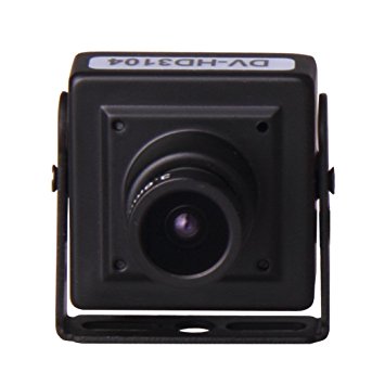D-VITEC DV-HD3104 HD-SDI Miniature Square Security Surveillance Camera (Black)