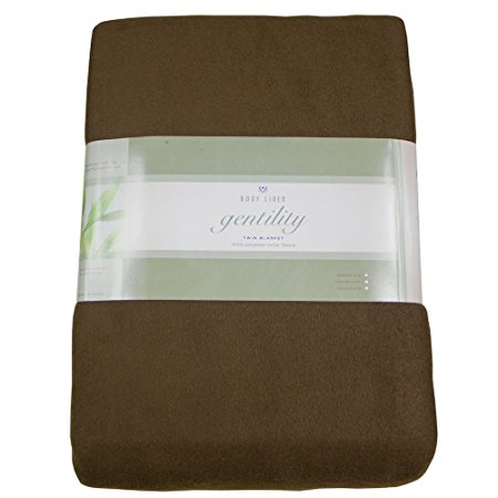 Gentility© Polar Fleece Massage Table Blanket , Chocolate