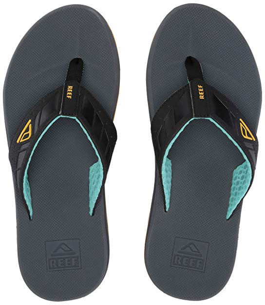 Reef Mens Sandals Phantom | Athletic Flip Flops For Men With Contoured Footbed | Waterproof