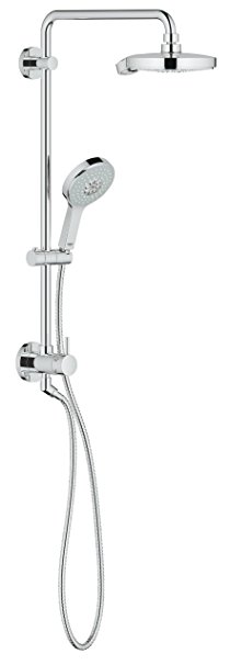 Powerandsoul Cosmopolitan 25 In. Retro-Fit 2-Function Hand Shower and Showerhead Bundle - 2.5 Gpm