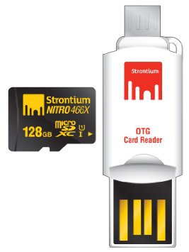 Strontium Nitro MicroSD with OTG Card Reader SRN128GTFU1T