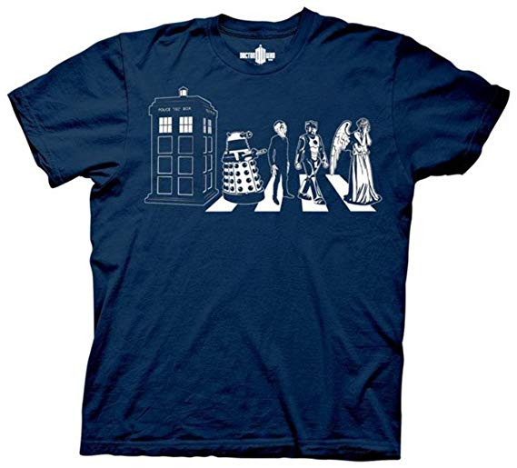 Ripple Junction Doctor Who Detailed Street Crossing Adult T-Shirt