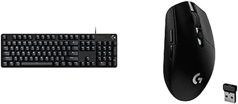 Logitech G413 SE Full-Size Mechanical Gaming Keyboard   G305 Lightspeed Wireless Gaming Mouse - Black