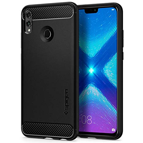 Spigen Rugged Armor Designed for Huawei Honor 8X / View 10 Lite Case (2018) - Matte Black