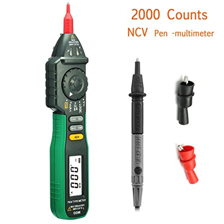 Digital Multimeter, LIUMY Pocket size Pen-Type Multimeter with NCV and Auto Ranging, AC DC Voltage Current Tester, Diode/ Continuity/ Logic